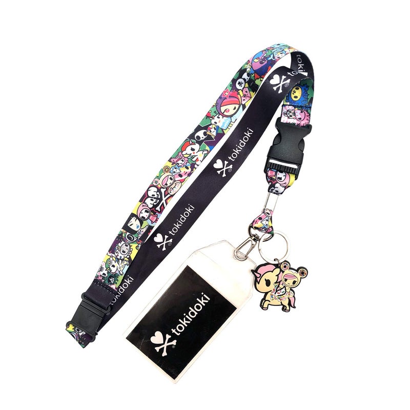 Tokidoki 4069 Sports Lanyard - Soulmates, Black - Image 1